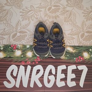 OshKosh B'Gosh Toddler Boys "Sympson" Navy Sneaker sz 5 Tie Up Lace Running Shoe